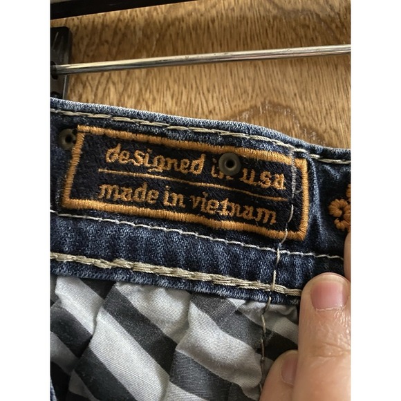 Rock Revival Jeans Mens Navid Straight 36 Blue Denim Distressed Vintage Y2K - Picture 9 of 13